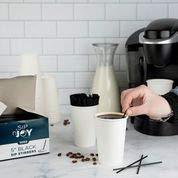 Coffee Stirrers Sticks, Disposable Plastic Drink Stirrer Sticks, 1000 Stirrers, One Of The Primary Bar Accessories For Drinks, Use It As A Coffee Straws Or A Cocktail Mixers, Black 5-Inch (Pack of 1)