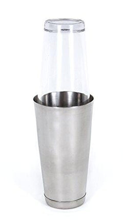 CucinaPrime Cocktail Shaker Set 16 Ounce Glass and 30 Ounce Stainless Steel Cup, 2 Piece Set