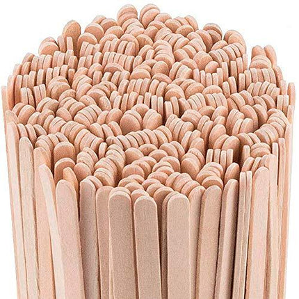 Coffee Stirrers Sticks, Natural Birch Wood 1000 Count, 5.5", BPA Free Eco-Friendly Beverage Stirrers (5.5Inches / 1000PC)