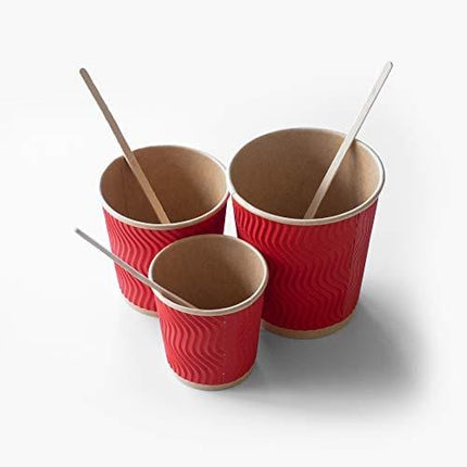 Coffee Stirrers Sticks, Natural Birch Wood 1000 Count, 5.5", BPA Free Eco-Friendly Beverage Stirrers (5.5Inches / 1000PC)