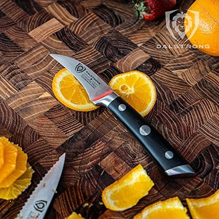 DALSTRONG Paring Knife Set - 3 Piece - Gladiator Series - Forged German High-Carbon Steel - Sheaths Included - NSF Certified