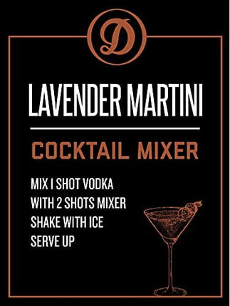 Daniel’s Broiler Cocktail Mixer Collection: Kentucky Mule & Lavender Martini. Straight from our Steakhouse. Just Add Spirits & Garnish, Craft Cocktail Mixers made in Small Batches (2/375 ml bottles)
