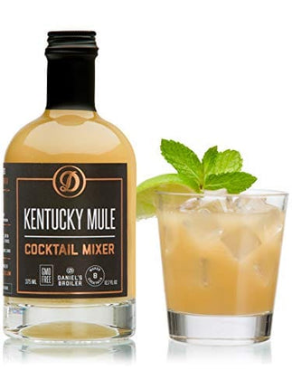 Daniel’s Broiler Cocktail Mixer Collection: Old Fashioned & Kentucky Mule. Straight from our Steakhouse. Just Add Spirits & Garnish, Craft Cocktail Mixers made in Small Batches (2/375 ml bottles)