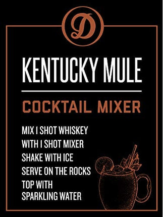 Daniel’s Broiler Cocktail Mixer Collection: Whiskey Sour, Old Fashioned & Kentucky Mule. Just Add Spirits & Garnish, Craft Cocktail Mixers made in Small Batches (3/375 ml bottles)