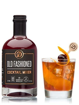 Daniel’s Broiler, Cocktail Mixer Collection: Whiskey Sour, Old Fashioned, Kentucky Mule & Lavender Martini. Craft Cocktail Mixers made in Small Batches (4/375 ml bottles)