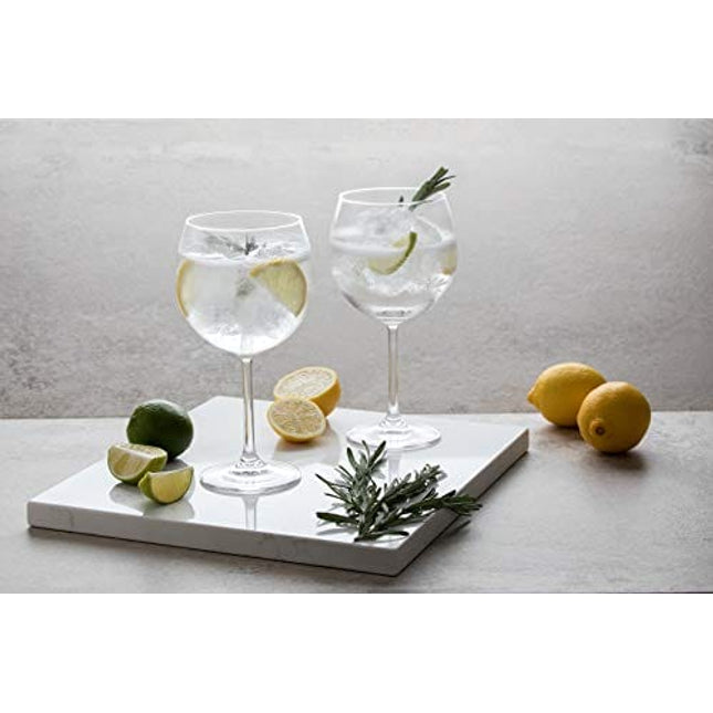 Dartington Crystal - Crystal Copa Gin Glasses, Set of 2 x 650 ml - Gift Boxed