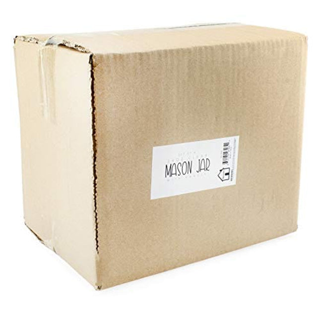 Darware Mason Jar Mugs with Handles (24oz, 4-Pack); Glass Drinking Glasses for Cold Beverages, Decoration, Storage, Party Favors, Cocktails, Floats, Centerpieces and more