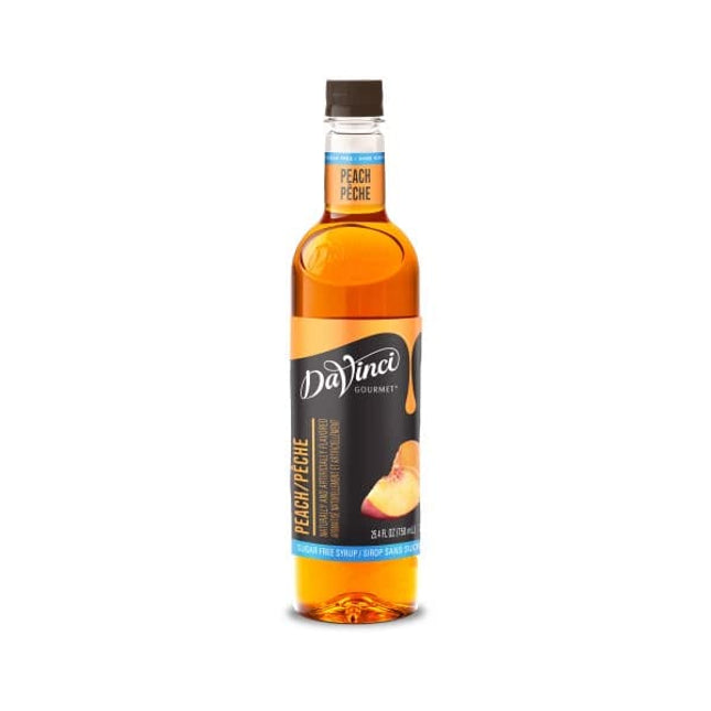 DaVinci Gourmet Sugar Free Peach Syrup, 25.4 Fl Oz (Pack of 1)