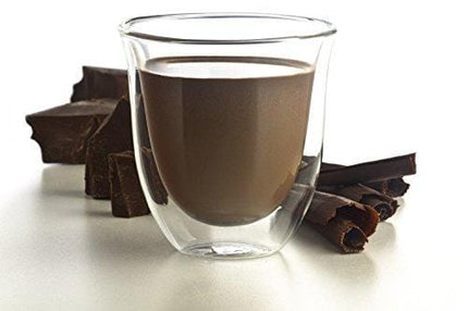 DeLonghi Double Walled Thermo Cappuccino Glasses, 6 fl oz, Set of 2 -