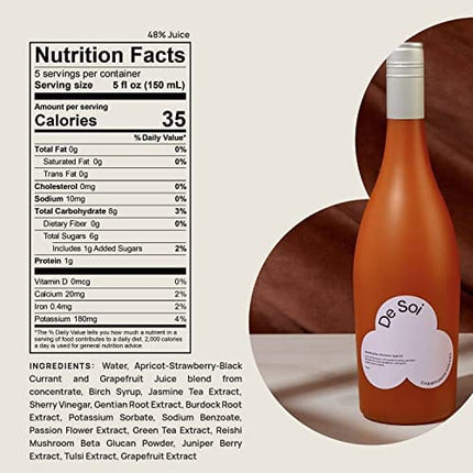 De Soi Bundle Champignon Dreams by Katy Perry - Sparkling Beverages Non-Alcoholic Drinks, Natural Botanicals, Adaptogen Drink, Reishi Mushroom,, Ready to Drink Bottle (750ml) and 4-pack cans(8 fl oz)