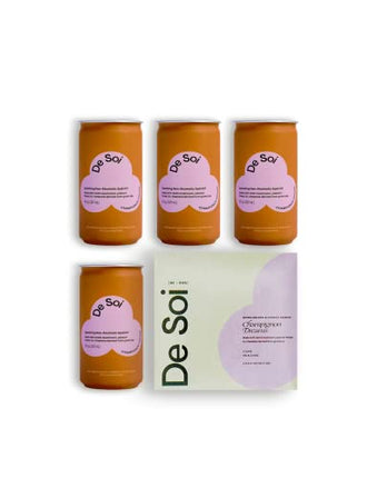 De Soi Champignon Dreams by Katy Perry - Sparkling Beverages Non-Alcoholic Drinks, Natural Botanicals, Adaptogen Drink, Reishi Mushroom, Vegan, Gluten-Free, Ready to Drink 4-pack cans (8 fl oz)