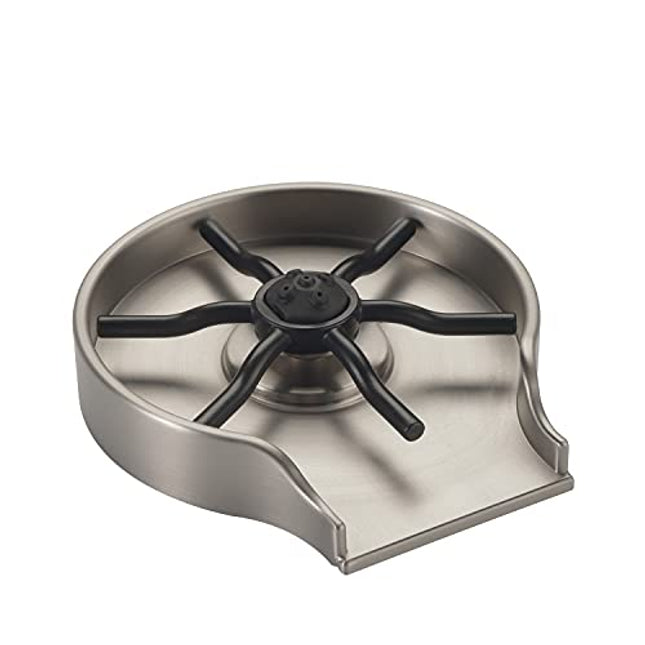 Delta Faucet Glass Rinser for Kitchen Sinks, Kitchen Sink Accessories, Bar Glass Rinser, SpotShield Stainless GR150-SP