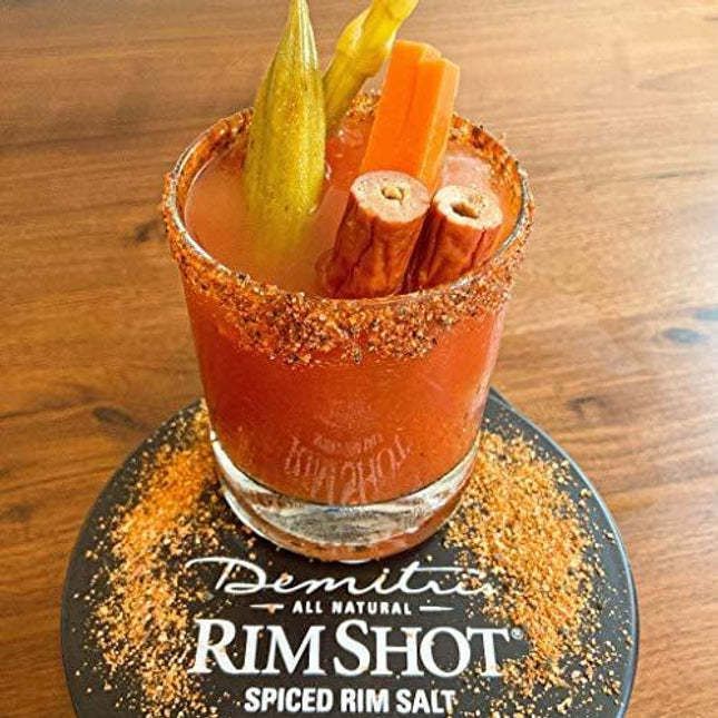 Demitri's Bacon RimShot, Spiced Rim Salt, 4 Ounce Tin