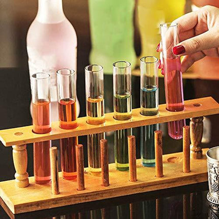 DEPEPE 30pcs 13ml Small Clear Glass Test Tubes with Cork Stoppers, 15×100mm