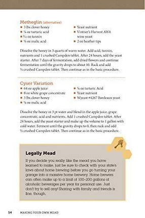Making Your Own Mead: 43 Recipes for Homemade Honey Wines (Fox Chapel Publishing) Basic Guide to Techniques, plus Recipes for Mead, Fruit Melomels, Grape Pyments, Spiced Metheglins, & Apple Cysers