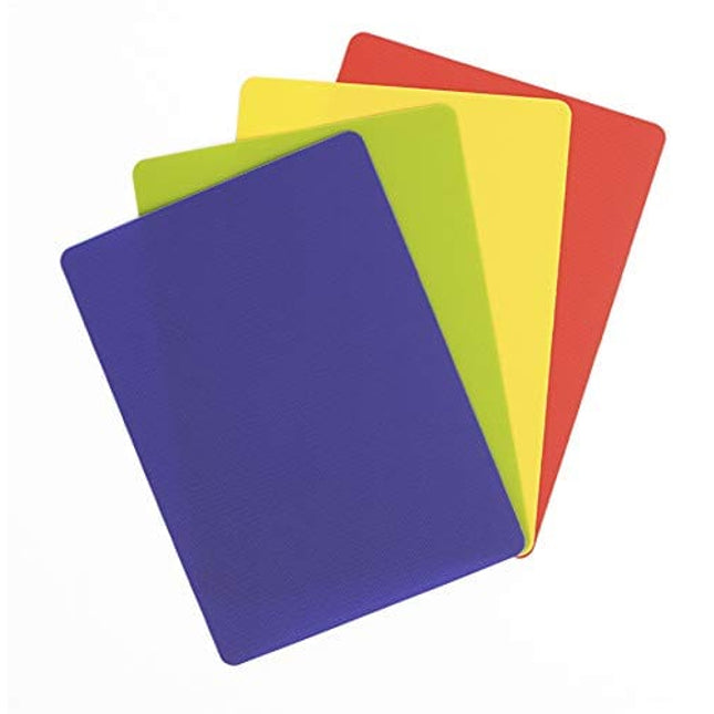 Dexas Heavy Duty Grippmat Flexible Cutting Board Set of Four