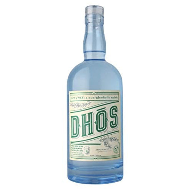Dhos Gin Free - Handcrafted Non-Alcoholic Gin With Natural Flavors Of Spice & Earth - Non-Alcoholic Spirit To Mix Delicious Mocktails - Keto-Friendly, Zero Sugar, Zero Calories, Zero Proof - 750 ML