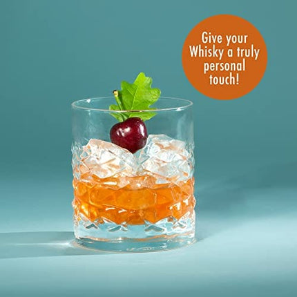 DO Your Whisky Infusion | DIY Kit for Homemade Whisky Flavor | Original Gift Set | 12 Woodchip Blends & Botanicals in Glass Tubes | 6 Whiskey Stones | DO YOUR GIN as Seen in GQ, Vogue | Gifts for Men