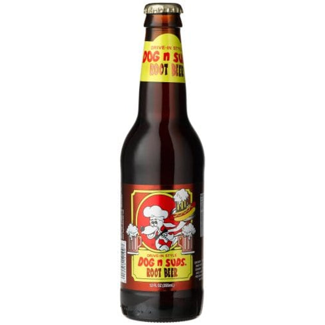 Dog n Suds ROOT BEER FROM DOG N SUDS RESTAURANTS OF AVON, INDIANA , 12-Ounce Glass Bottle (Pack of 12)