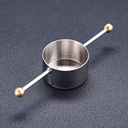 DOITOOL Drink Measuring Cup Stainless Steel Measuring Cup Cocktail Jigger Japanese Shot Measure Jigger Liquor Measurement Wine Measuring Tool for Bartenders Bar Jigger 30ml Bartending Measuring Tool