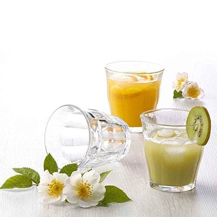 Duralex Made In France Picardie Clear Tumbler, Set of 6, 3-1/8 Ounce