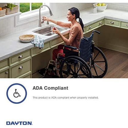 Dayton D115153 Single Bowl Top Mount Stainless Steel Bar Sink