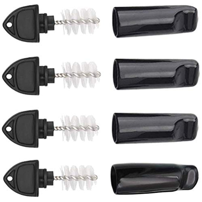 8 Pieces Draft Beer Faucet Cap & Plug Brush - Rubber Tap Soother Sanitary Covers