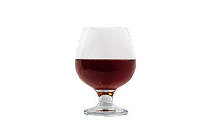 Epure Collection 4 Piece Glass Set - For Drinking Brandy, Bourbon, and Wine (Brandy (13.25 oz))