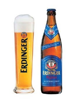 Erdinger Non-Alcoholic Malt Beer, 11.2 fl oz (24 Glass Bottles)