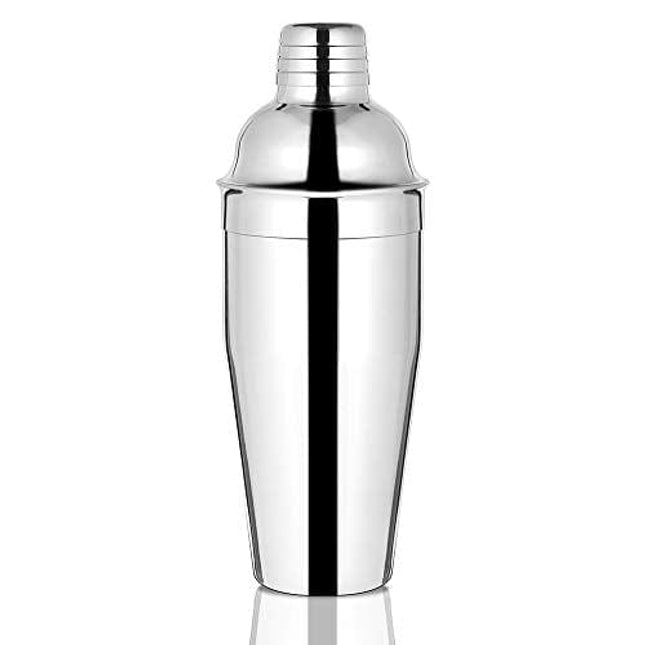 Etens Cocktail Shaker, 24 oz Martini Shaker Bar Shaker with Built-In Strainer for Bartending – Stainless Steel Large Bartender Shaker Metal Margarita Mixer for Mixed Drinks w/Recipes