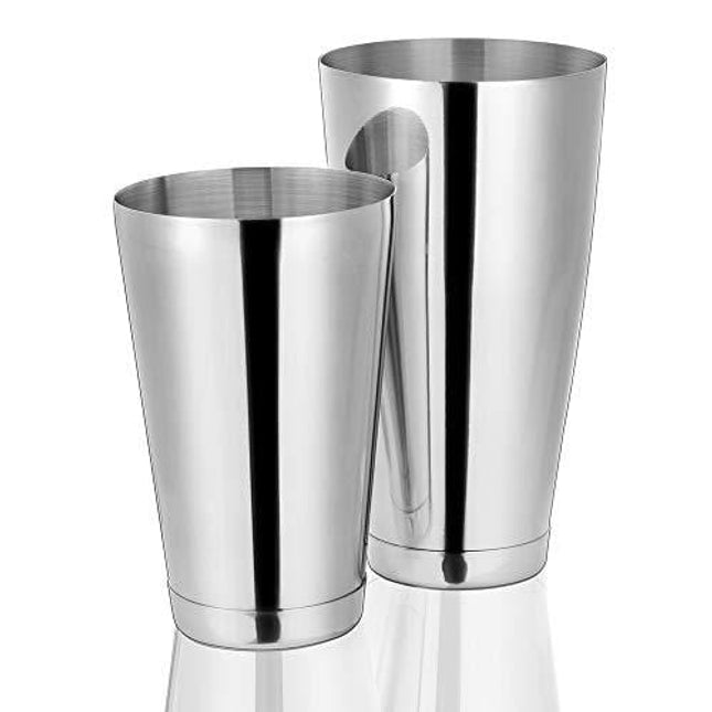 Etens Cocktail Shaker, Professional Boston Shaker, Stainless Steel Martini Shaker Drink Shaker for Bartending and Home Bar – Essential Bar Tools and Weighted Tins Cocktail Shaker Set for Bartender