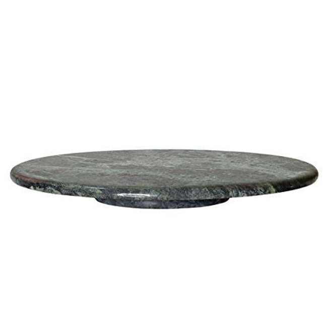 Creative Home Natural Green Marble Lazy Susan, 12" Diameter