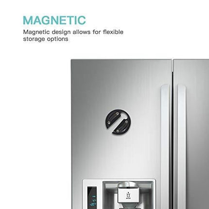 EZBASICS Wine Foil Cutter, Stainless Steel Cutter, Magnetic Design, Gift Package