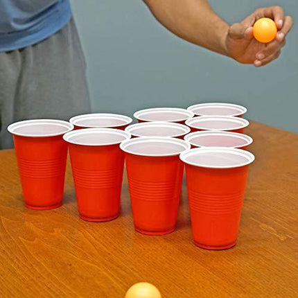 Fairly Odd Novelties FON-10253 Beer Pong Drinking Game Set - 22 Cups 4 Ping Pong Balls