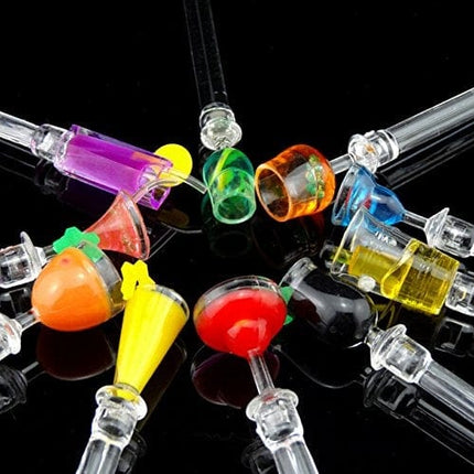 Fashionclubs Acrylic Cocktail Swizzle Stirrer Sticks Pack of 10