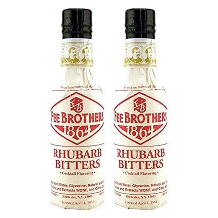 Fee Brothers Rhubarb Cocktail Bitters - 5 oz - 2 Pack