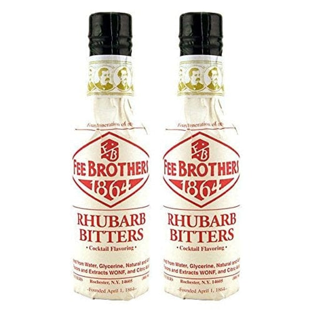 Fee Brothers Rhubarb Cocktail Bitters - 5 oz - 2 Pack