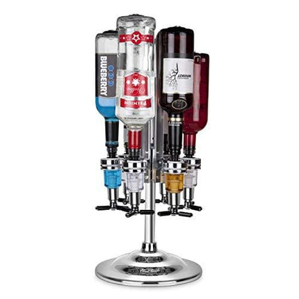 Final Touch 6 Bottle Bar Caddy Liquor Dispenser
