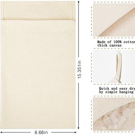 Pack of 2 Professional Lewis Bags and 1 Piece Ice Mallet,1pc Muddler Bar Tool Set Reusable Canvas Crushed Ice Bags for Home Party Bar Kitchen Dried Ice Crushing