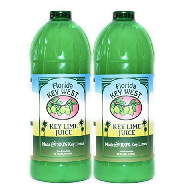 100% Authentic Key Lime Juice - 32oz (2 Pack)