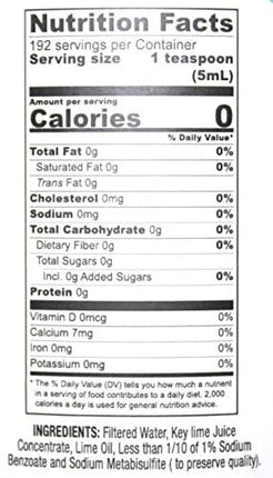 100% Authentic Key Lime Juice - 32oz (2 Pack)