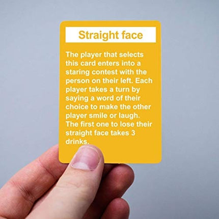 Stop Thinking Start Drinking! Card Game for Adults - 150 Cards to Help Your Party get (at Least) Tipsy, or (Probably) Drunk - Truth or Dare, Most Likely to, Skills Challenge, and More!