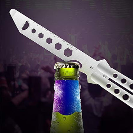 Butterfly Multifunctional Tool Novelty Bali-Bottle Opener for Beer Soda Bartender Practicing Flip