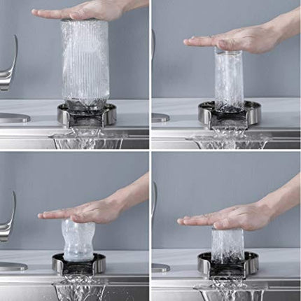 GAGALIFE Glass Rinser for Kitchen Sink Brushed Nickel, Kitchen Sink Accessories, Bar Glass Rinser, G86066BN