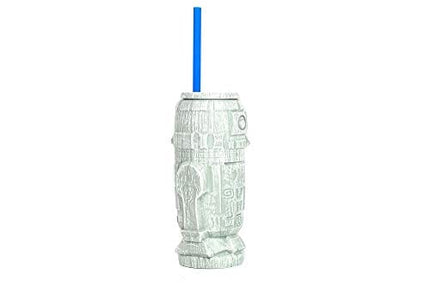 Geeki Tikis Star Wars R2-D2 Tumbler | Official Star Wars Collectible Plastic Tiki Style Cup With Lid | Holds 21 Ounces