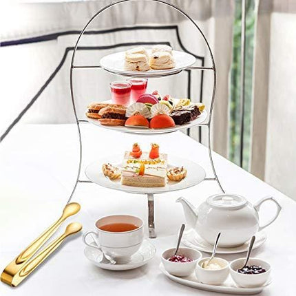 12 Pieces Sugar Tongs Ice Tongs Stainless Steel Mini Serving Tongs Appetizers Tongs Small Kitchen Tongs for Tea Party Coffee Bar Kitchen (Gold, 6 Inch)