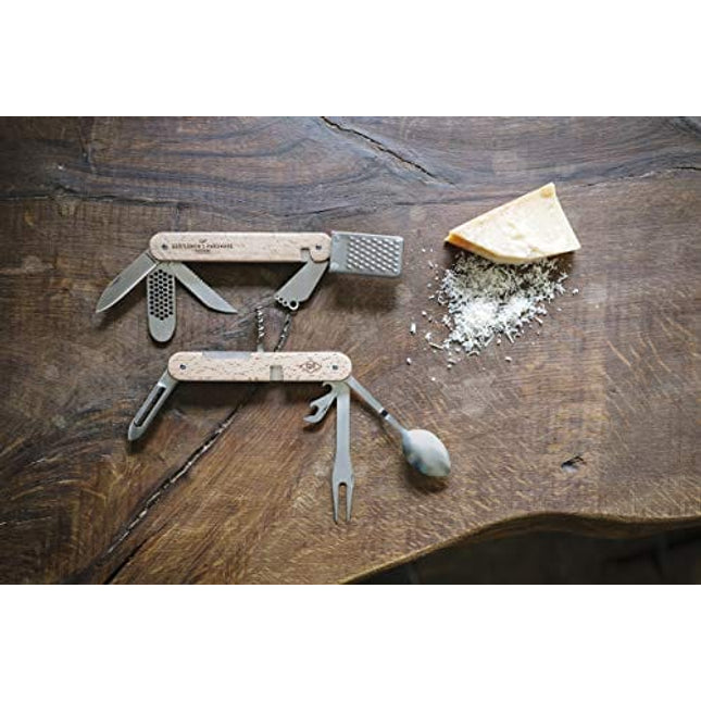 Gentlemen's Hardware 12-in-1 Detachable Kitchen Stainless Steel Multi Tool with Wood Handles