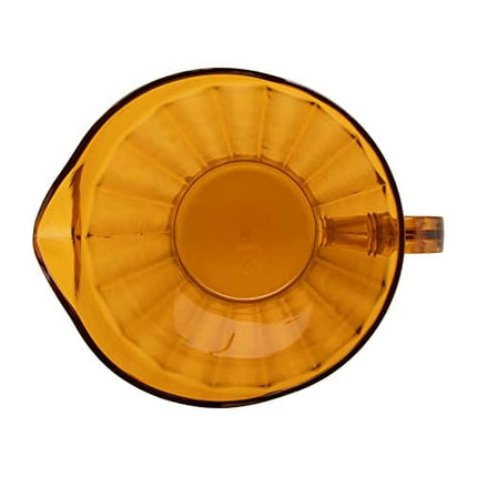 G.E.T. P-1064-1-A-EC BPA-Free Break-Resistant Plastic Serving Pitcher, 60 Ounce, Amber