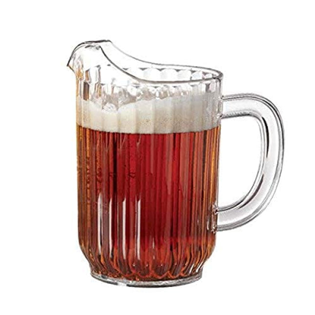 G.E.T. P-3032-1-CL-EC BPA-Free Break-Resistant Restaurant Style Plastic Pitcher, 32 Ounce, Clear