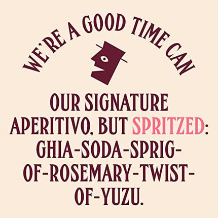 Ghia Non-Alcoholic Le Spritz OG Spritz & Ginger Variety (4-Pack) - 8 Fl Oz Cans | Botanical Mediterranean Inspired Apéritif | No Added Sugar, No Preservatives, No Artificial Flavors, Caffeine-Free